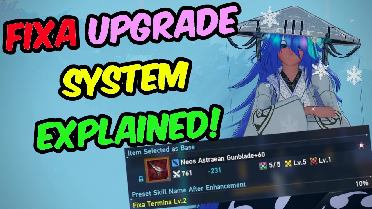 [PSO2:NGS] Fixa Upgrade System Show Case