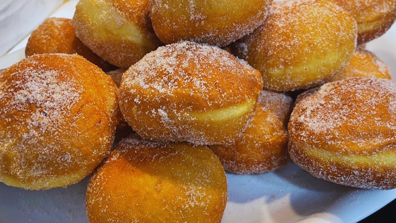 BOLA DE BERLIM SIMPLES: RECEITA COZINHA DA EUNICE 🇦🇴