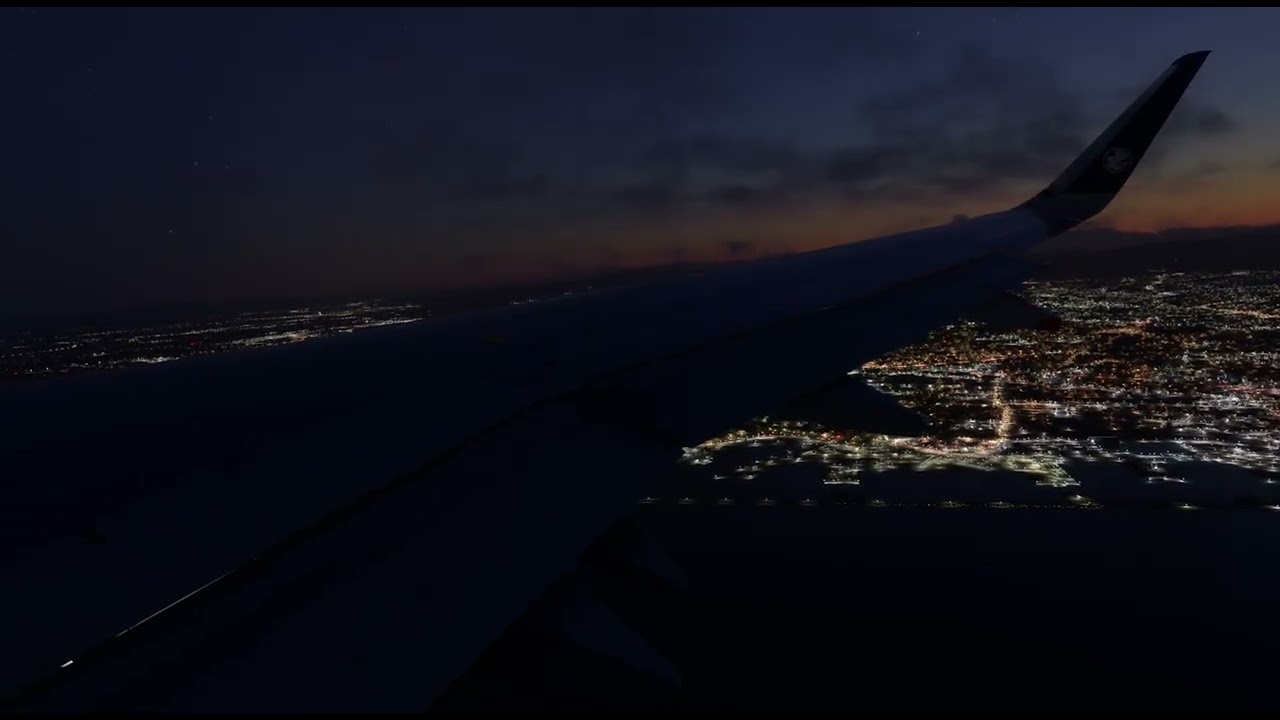 RNAV Z 31L A MARSEILLE A L'AUBE A320SL AFR