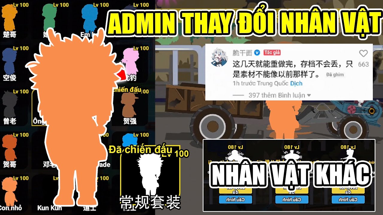 PHÁT HIỆN ADMIN THAY ĐỔI HẾT NHÂN VẬT MỚI VÀ CHIÊU MỚI LÀM LẠI MẠNH HƠN TRONG CÂU CÁ VẠN CÂN