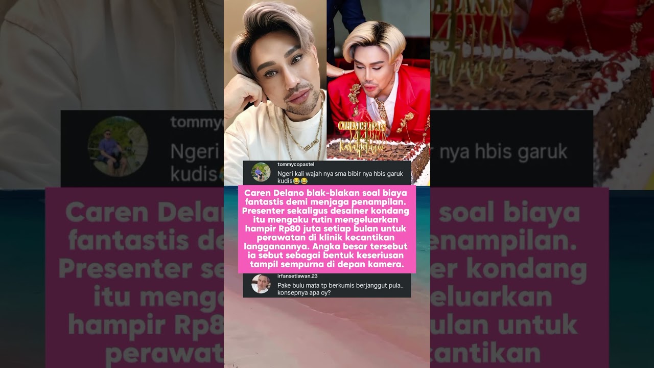 Caren Delano Ungkap Habiskan 80 Juta Untuk Jaga Penampilan ke Klinik #fyp #viral #artis #selebriti