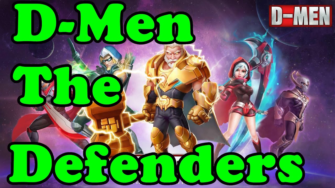 D-men The Defenders Gameplay - Base collection and Leveling - So little time