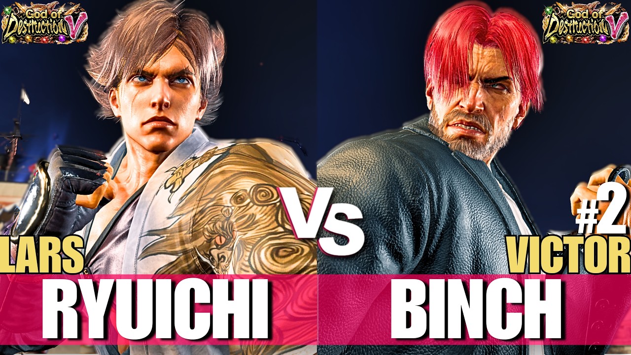 T8 - Ryuichi (Lars) vs BINCH ANHAP (#2 Ranked Victor) | Tekken 8 High Level Gameplay