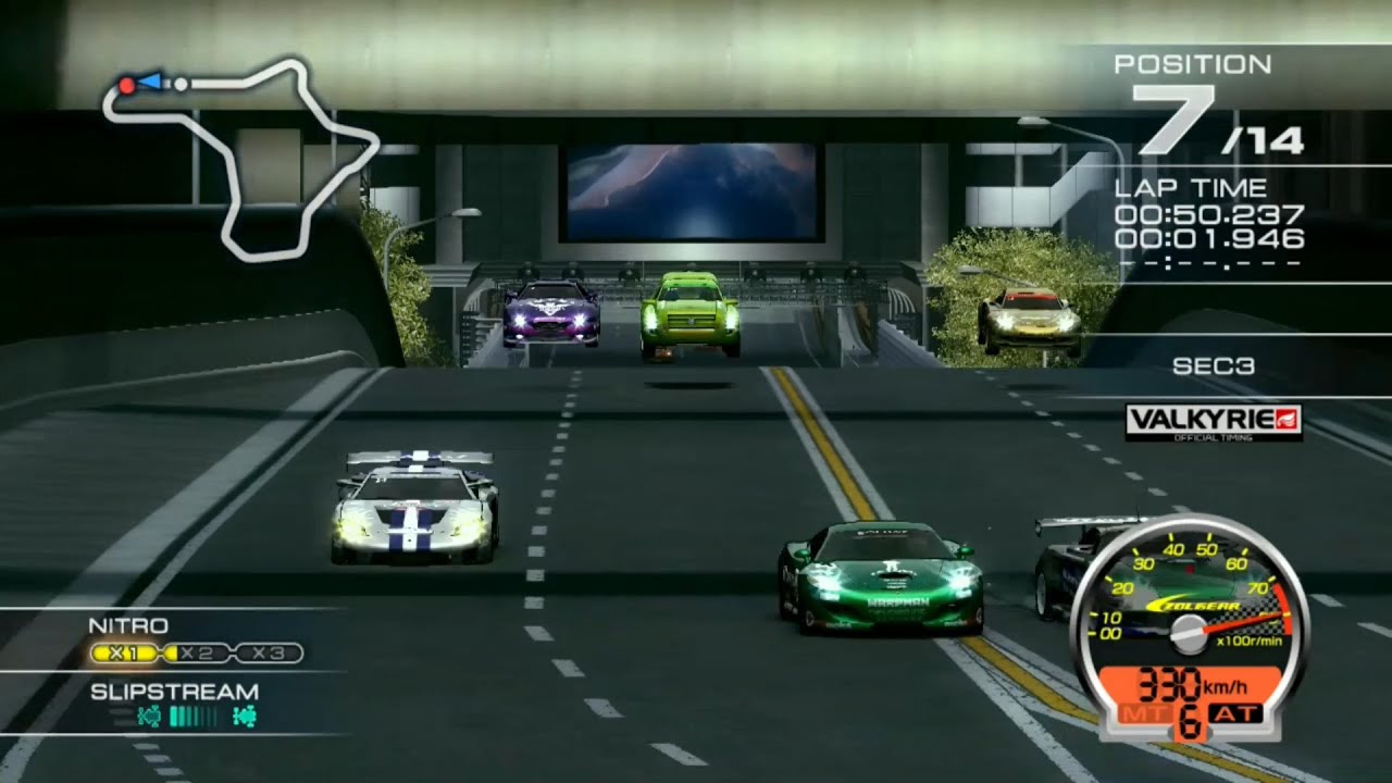 Ridge Racer 7 Maker's Trial ASTAROTH with Hijack at Harborline 765 R [Spectator view]