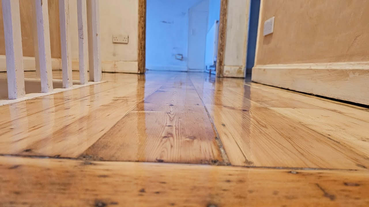 Floor Sanding- Gap Filling & Matt Lacquered 