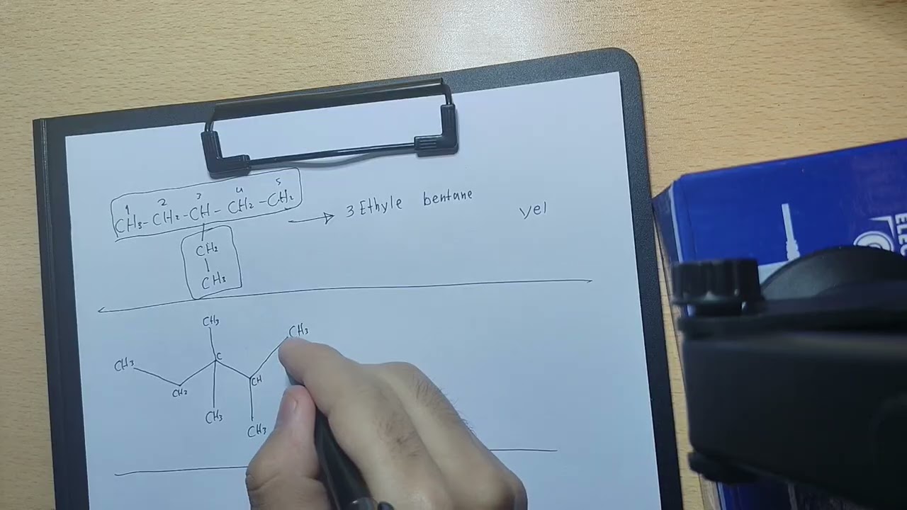 شرح موضوع الكانات كامل تسميه وتفاعلات 