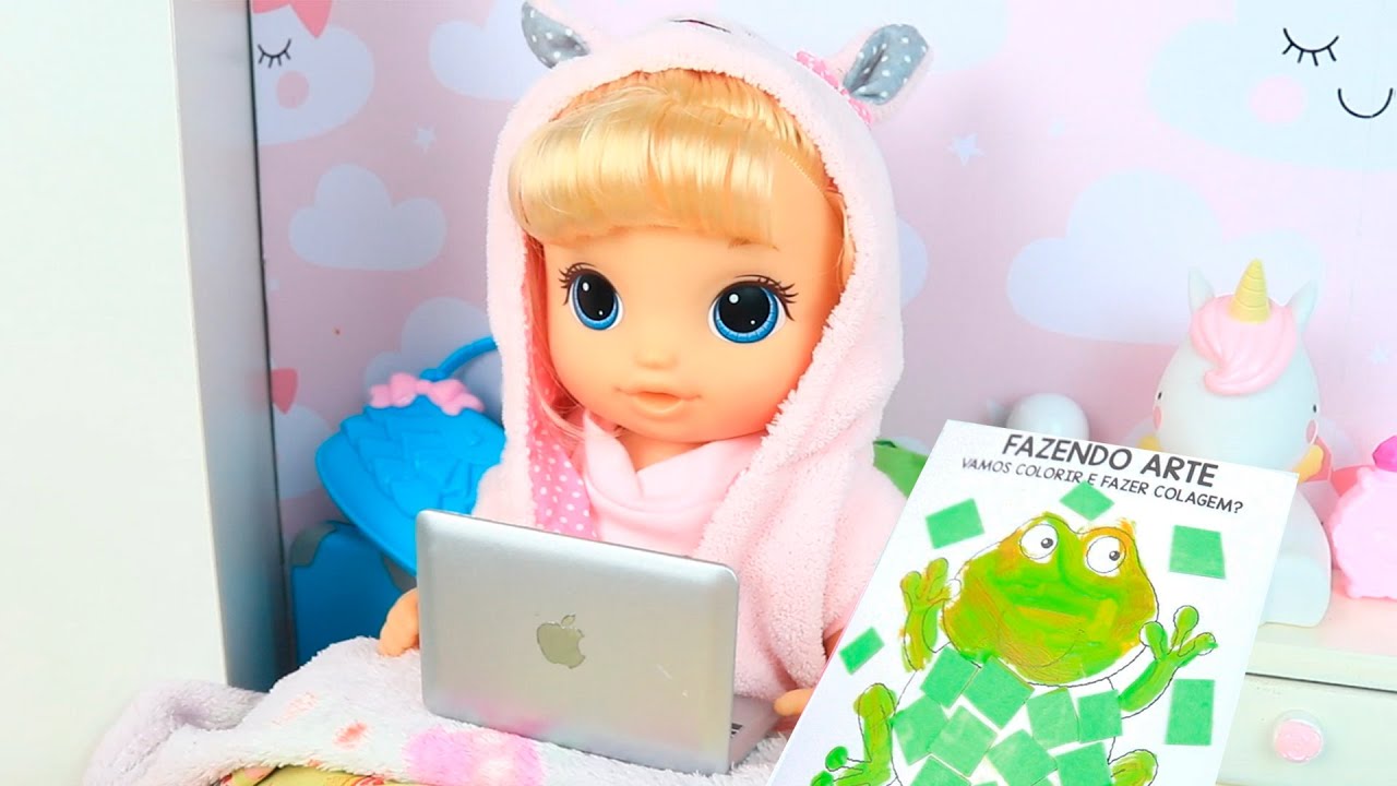 ROTINA DE ESTUDOS DA BABY ALIVE BEKA!