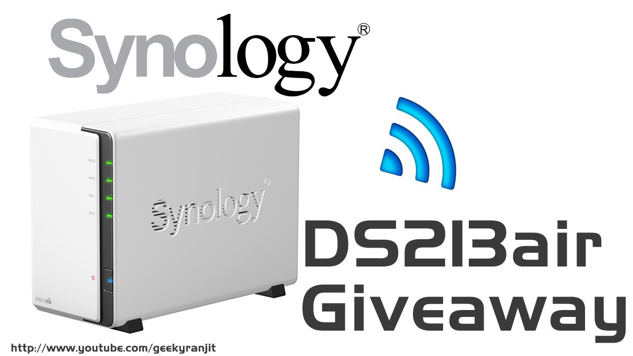 Synology DS213air NAS Giveaway (India Only)
