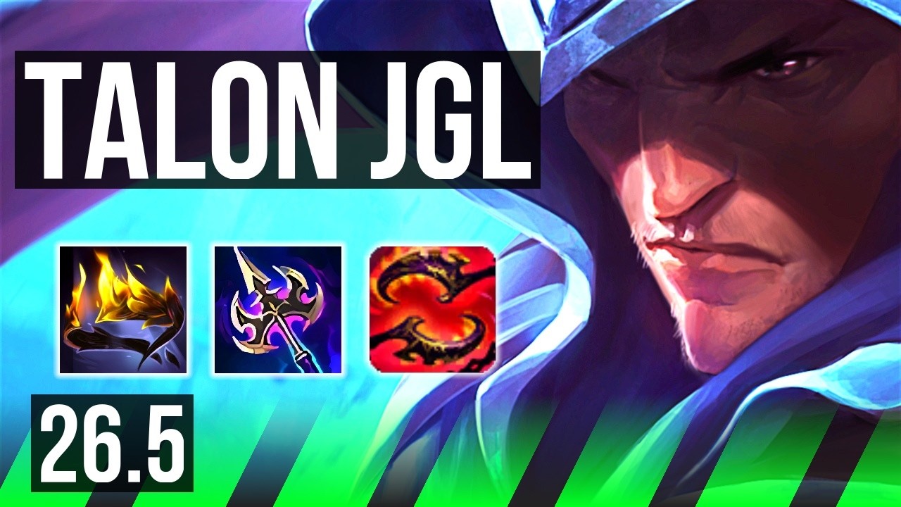 TALON vs VI (JGL) | Good KDA: 27/1/6, 49K damage | EUW Master | 26.5