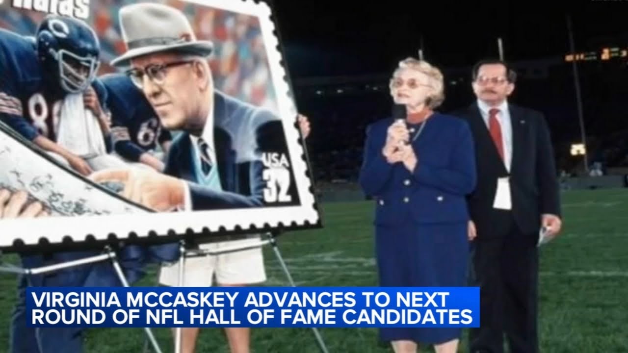 Late Chicago Bears owner Virginia McCaskey advances on Pro Football Hall of Fame candidate list