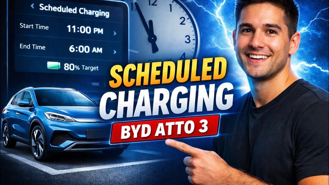 BYD ATTO 3 SCHEDULE CHARGING FEATURE | Very helpful | Saving money | Electricity Bill Reduced $