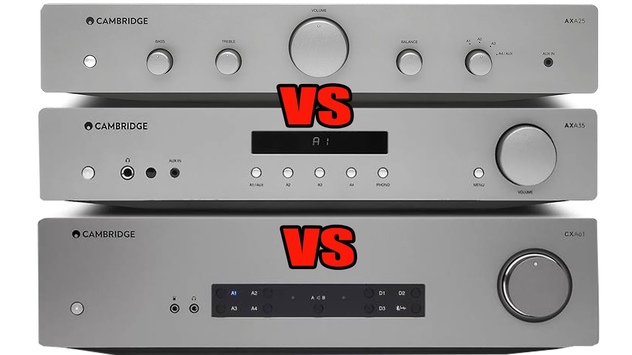 [SOUND BATTLE] Cambridge Audio CXA61 vs AXA35 vs AXA25 