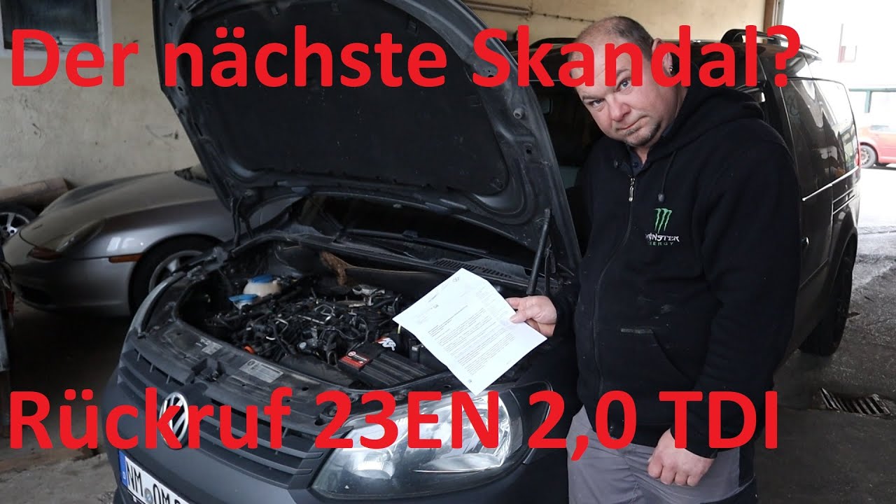 VW R&uuml;ckruf 23EN , mein Caddy 2,0 TDI muss in die Werkstatt #vw #automobile #caddy #derschmiddimachts