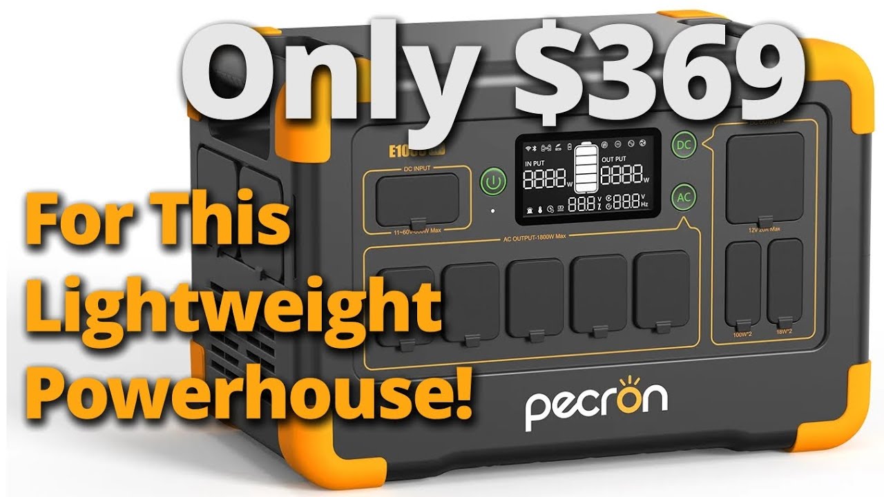 Pecron E1000LFP — лучшая портативная электростанция на рынке? Да, она действительно настолько хор...