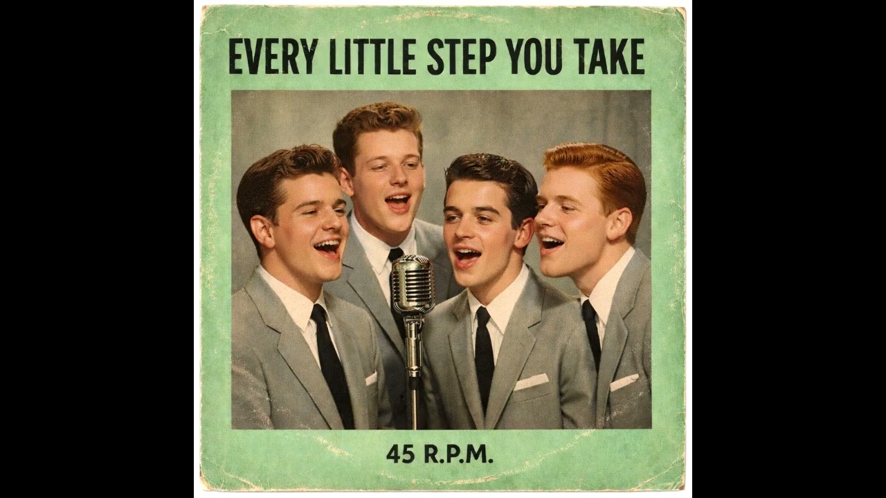 1950s Uptempo Doo-Wop Love Song – Every Little Step You Take (AI Original)