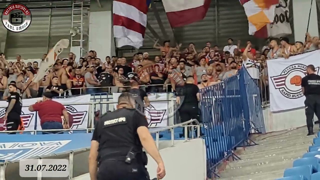 Cântece de galerie (1) , repriza 2 @ CSU Craiova - Rapid (0-1) 31.07.2022