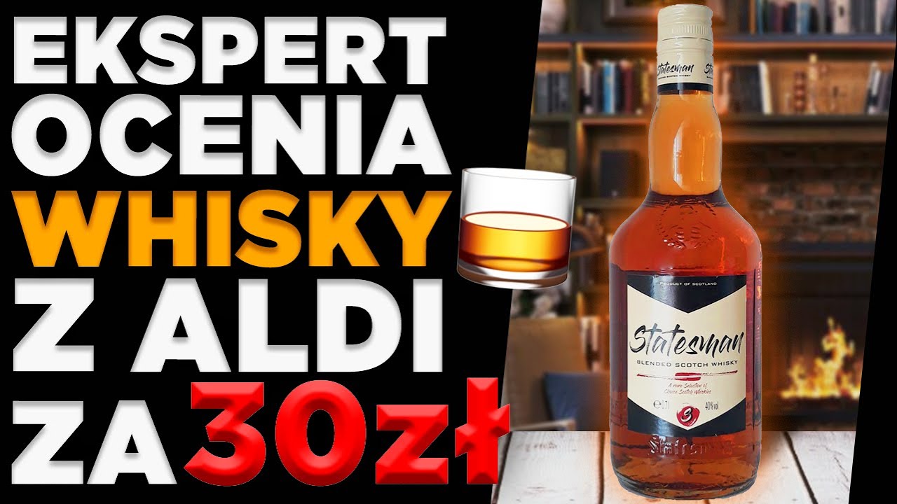 Statesman blended whisky! Czy marketowy blend z Aldi jest smaczny? Degustacja i analiza marketingowa