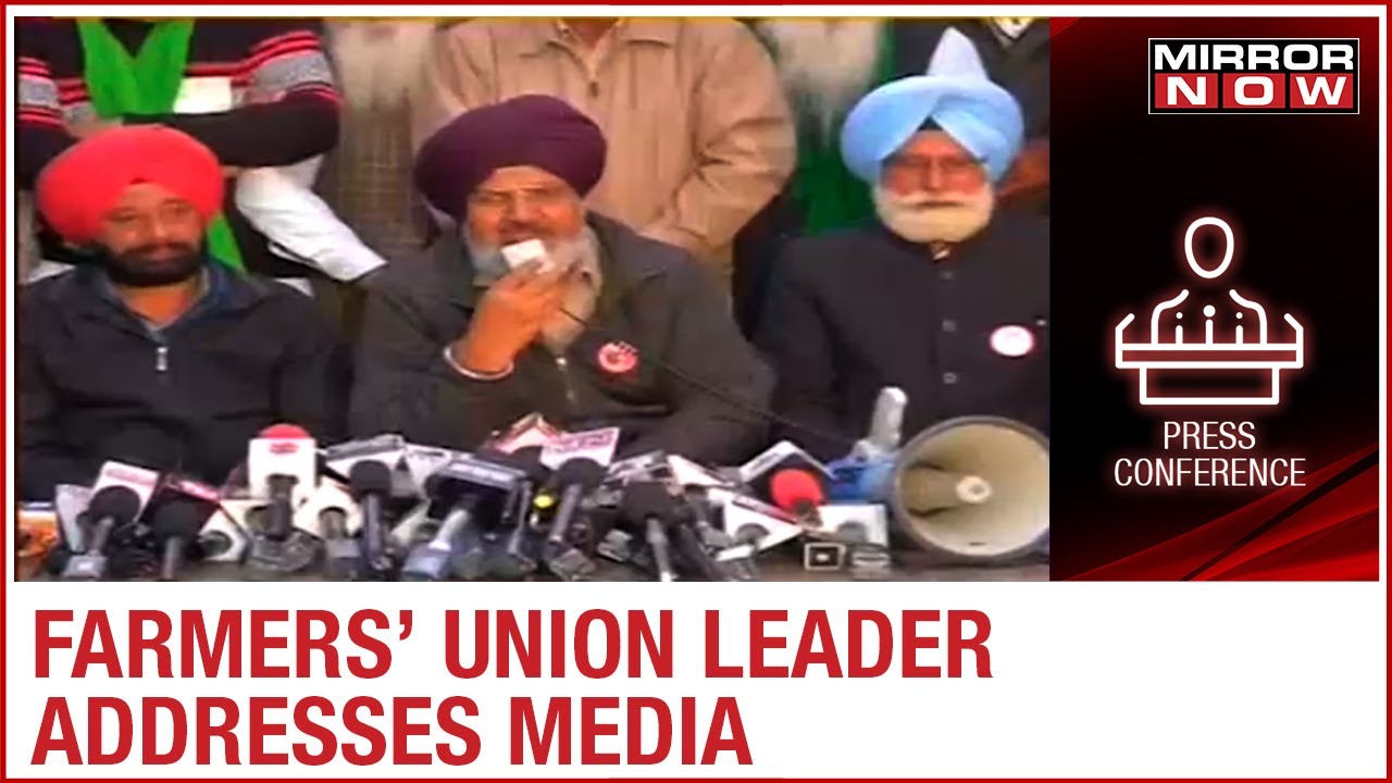 Farmers' Union addresses media; decision to meet with Centre yet to be taken