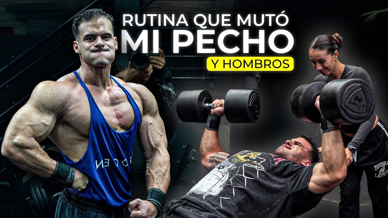 Mi novia me entrena para mi próxima competencia😳💥La rutina brasilera que transformó mi pecho/hombros