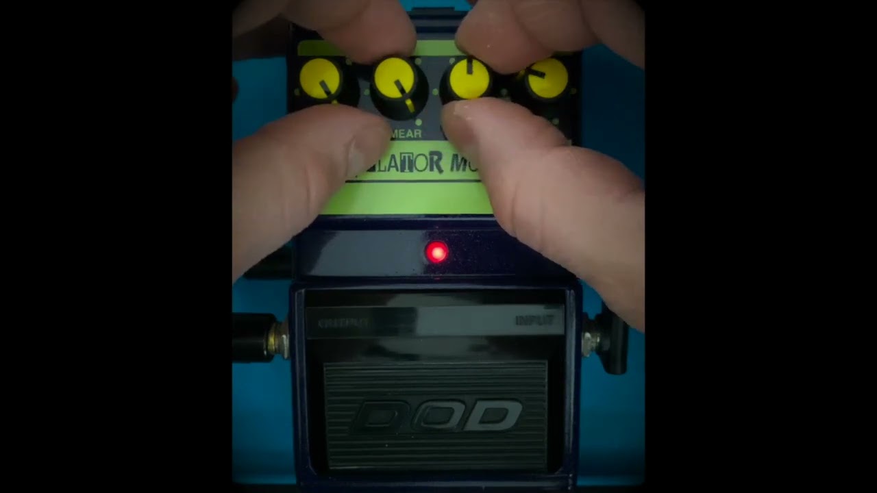 Dod Fx13 Gonkulator Ring Modulator Bass Effect Pedal Demo