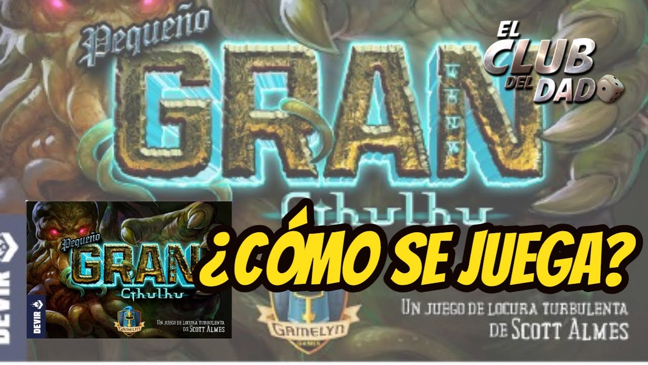 Pequeño Gran Cthulhu -  Reseña / Tutorial - Juego de mesa