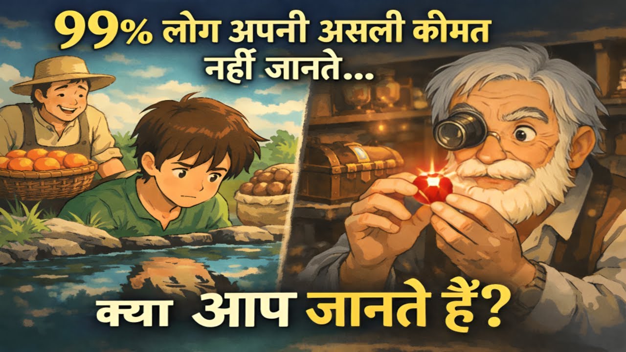 99% लोग अपनी असली कीमत नहीं जानते… क्या आप जानते हैं? #successmindset #selfworth #positivethinking