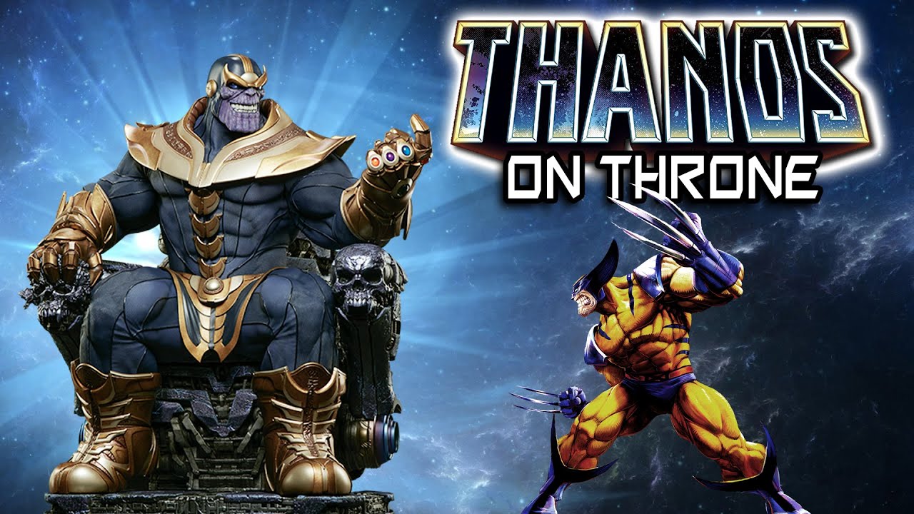 THANOS ON THRONE!!! Exclusive Sideshow Maquette Statue Review!
