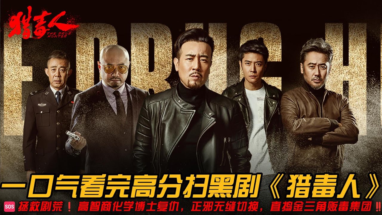 🆘拯救剧荒❗️高智商化学博士复仇，正邪无缝切换，直捣金三角贩毒集团‼️一口气看完高分扫黑剧《猎毒人》#悬疑剧 #缉毒 #于和伟 #悬疑剧