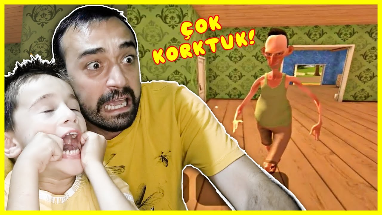 KIZGIN KOMŞUDAN &Ccedil;OK KORKTUK! HAYALET KAPILARDAN GE&Ccedil;TİK | MUHAMMED ALP İLE ANGRY NEIGHBOR #1