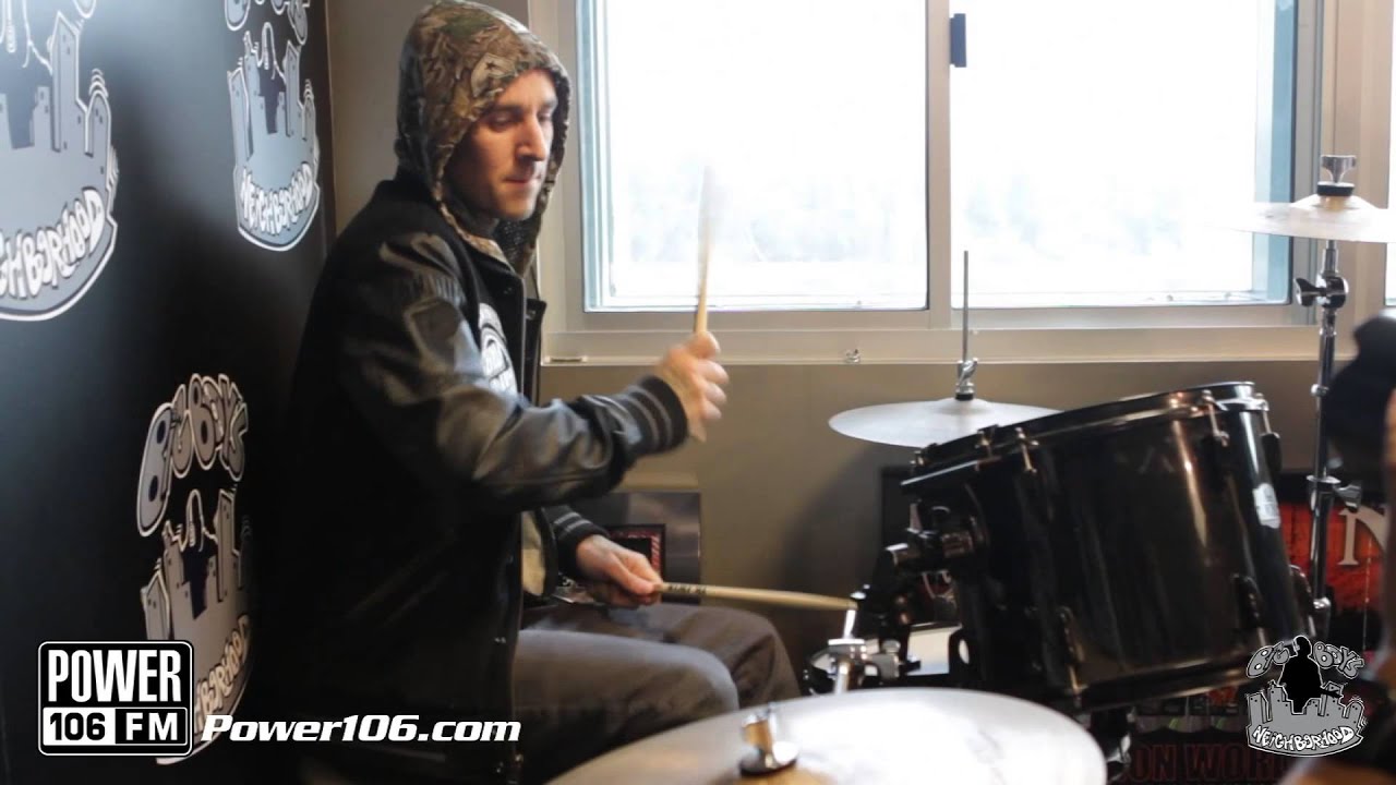 Travis Barker Power 106 Drum Solo