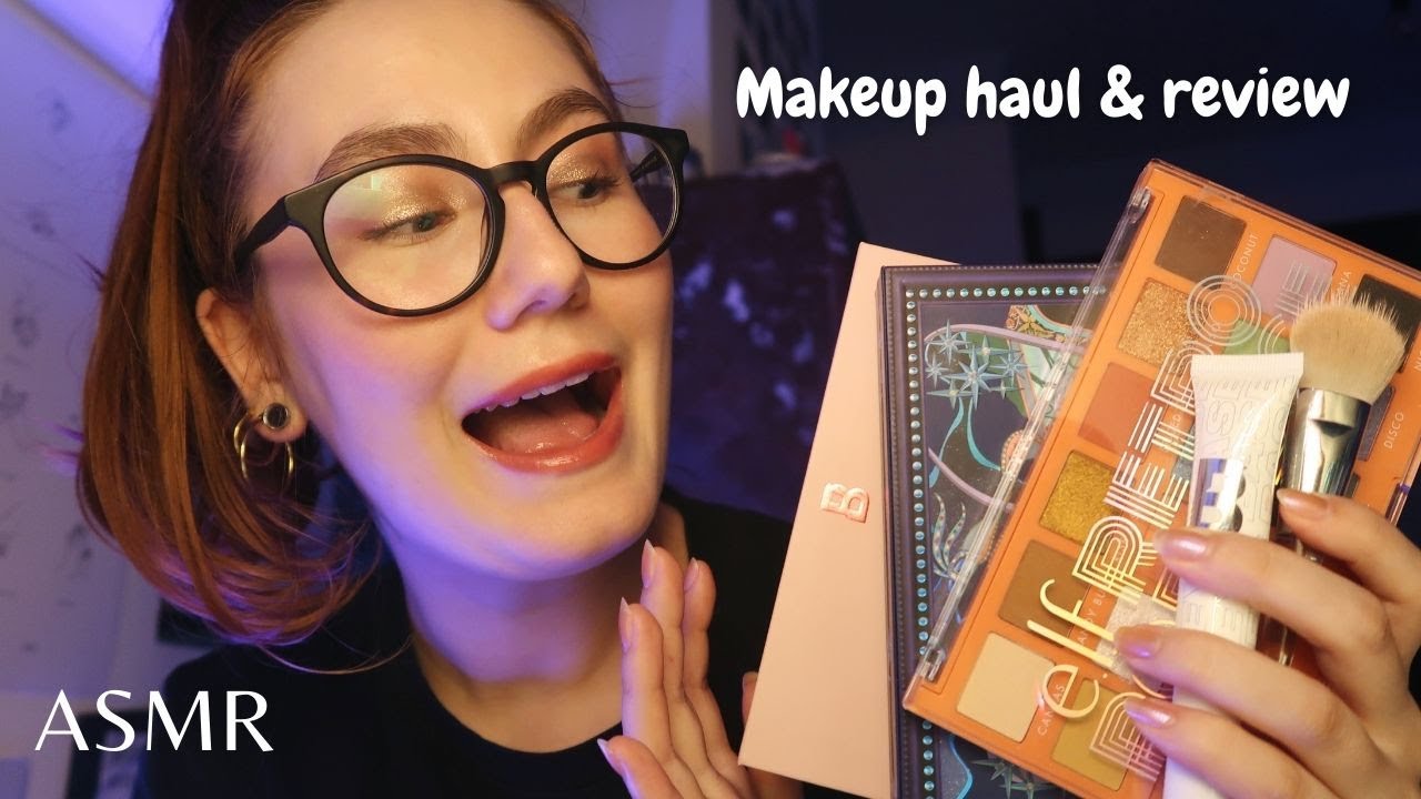 ASMR français | What I Bought In 2021 part.1 💸  Makeup Haul & Review + Makeup Triggers
