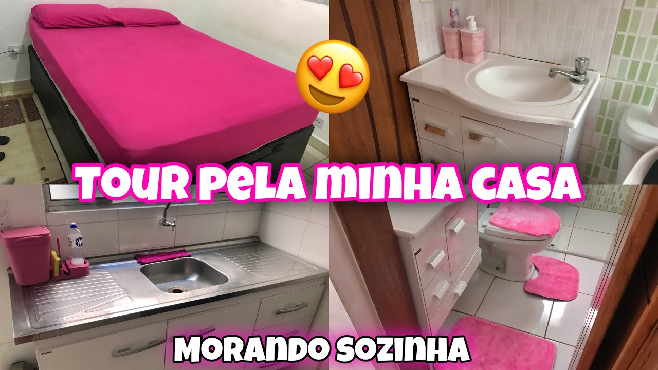 TOUR PELA CASINHA DE 2 CÔMODOS | MORANDO SOZINHA AOS 19 🏠🥺