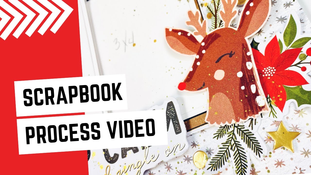 Scrapbook Process Video #228 - Keep Calm and Jingle on - Mercy Tiara Kts DT