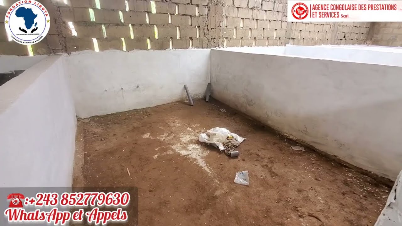👉RDC/KINSHASA/PRIX:35 000$ À DISCUTER/PARCELLE MISE EN VENTE AVEC UNE PORCHERIE (PLUSIEURS CHAMBRES)