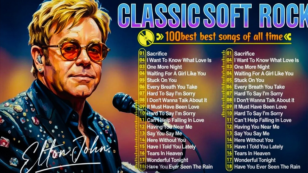 The Golden Era of Love- Soft Rock 80s 90s with Phil Collins, Elton John