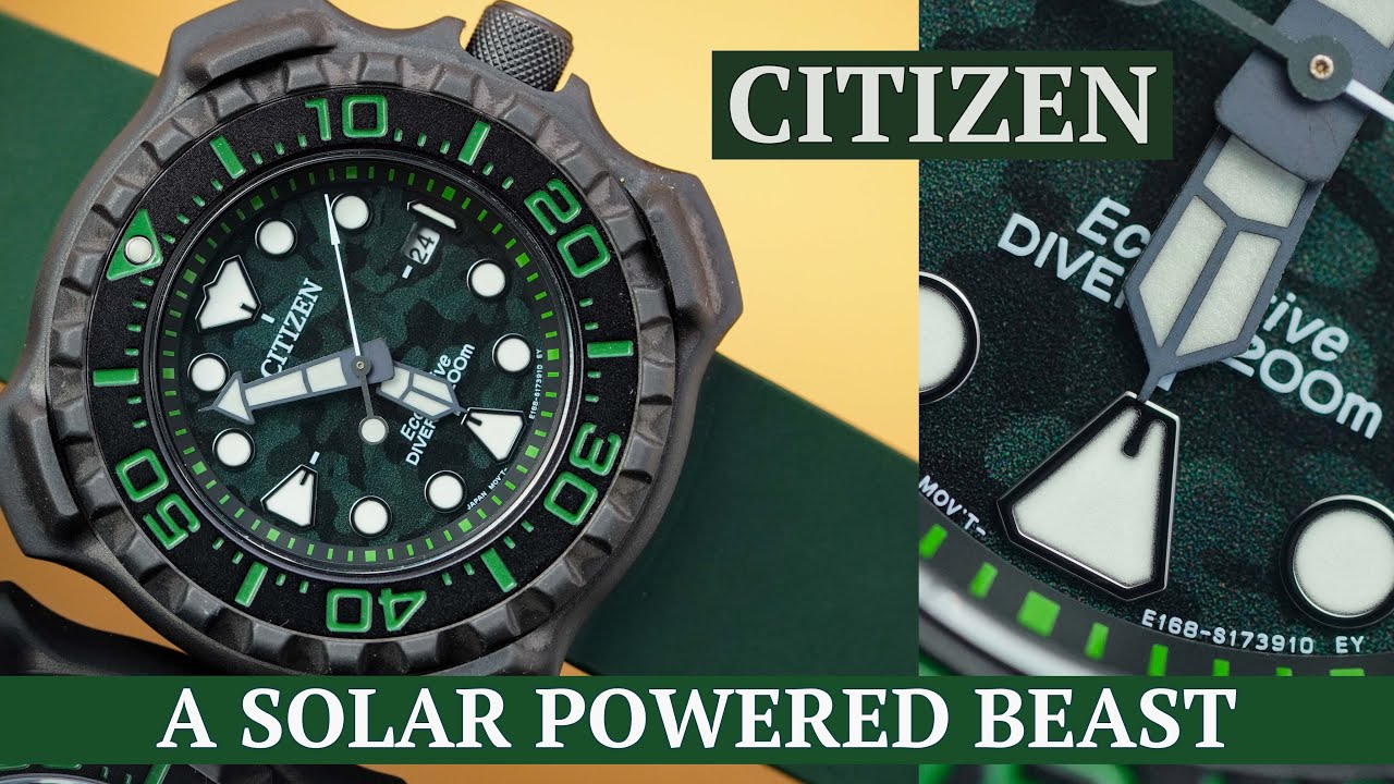 This maybe Citizen's most unique diver - Citizen Promaster Dive 'Ashtray' BN0228-06W