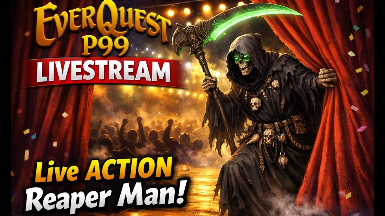 EverQuest P99 Live Stream Level 60 Necromancer live action Project1999 EQ 2026