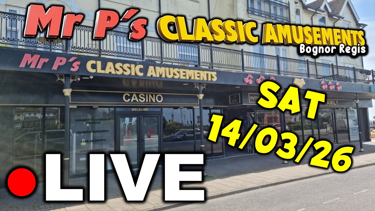 ● LIVE | Mr P's  Classic Amusements Bognor | Playing Classic Fruit Machines Session