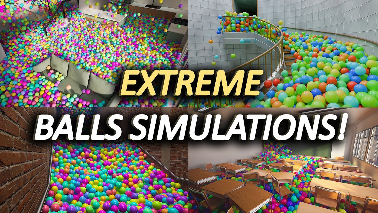 EXTREME Ball Simulations You Won't Believe!