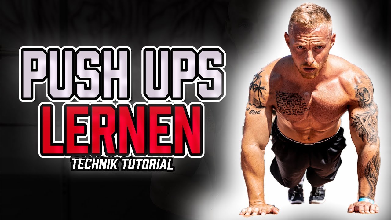 LIEGESTÜTZE lernen | Wenn du KEINE Push Ups schaffst, nutze diese Technik (Tutorial für Anfänger)