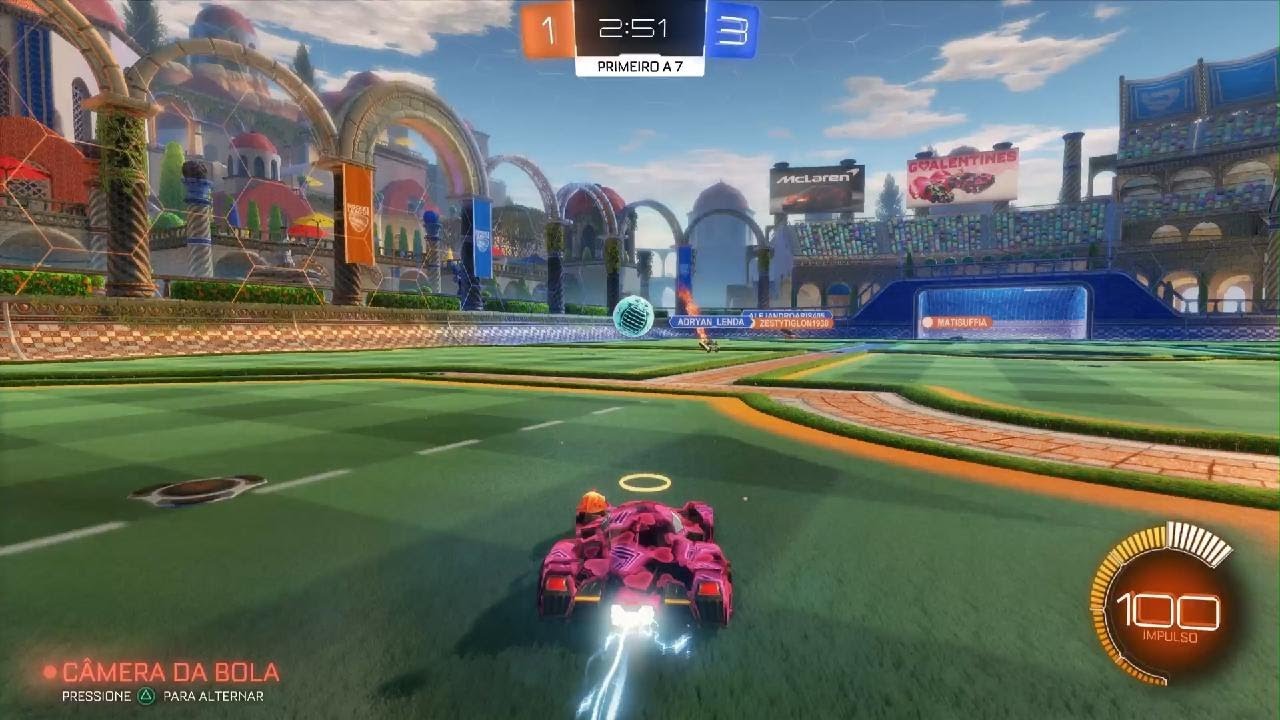 Joguei Rocket league