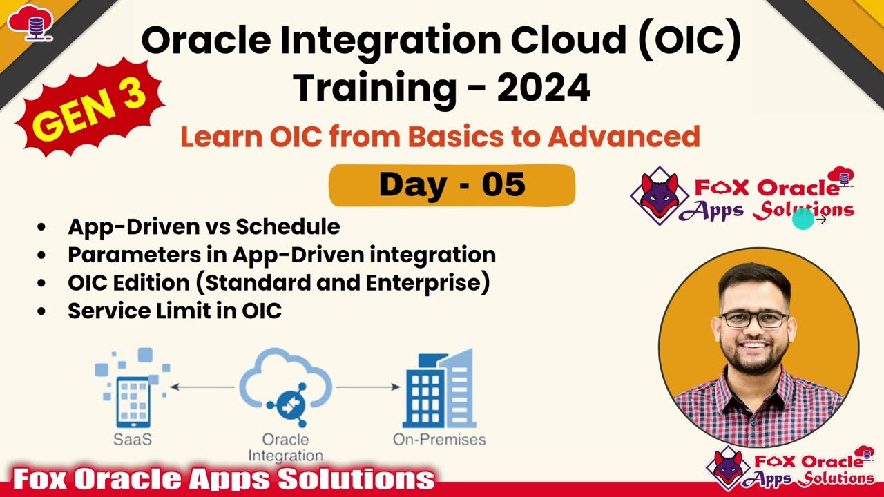 Day 5 - Oracle Integration Cloud (OIC) Training: Master Parameters in App-Driven Integration