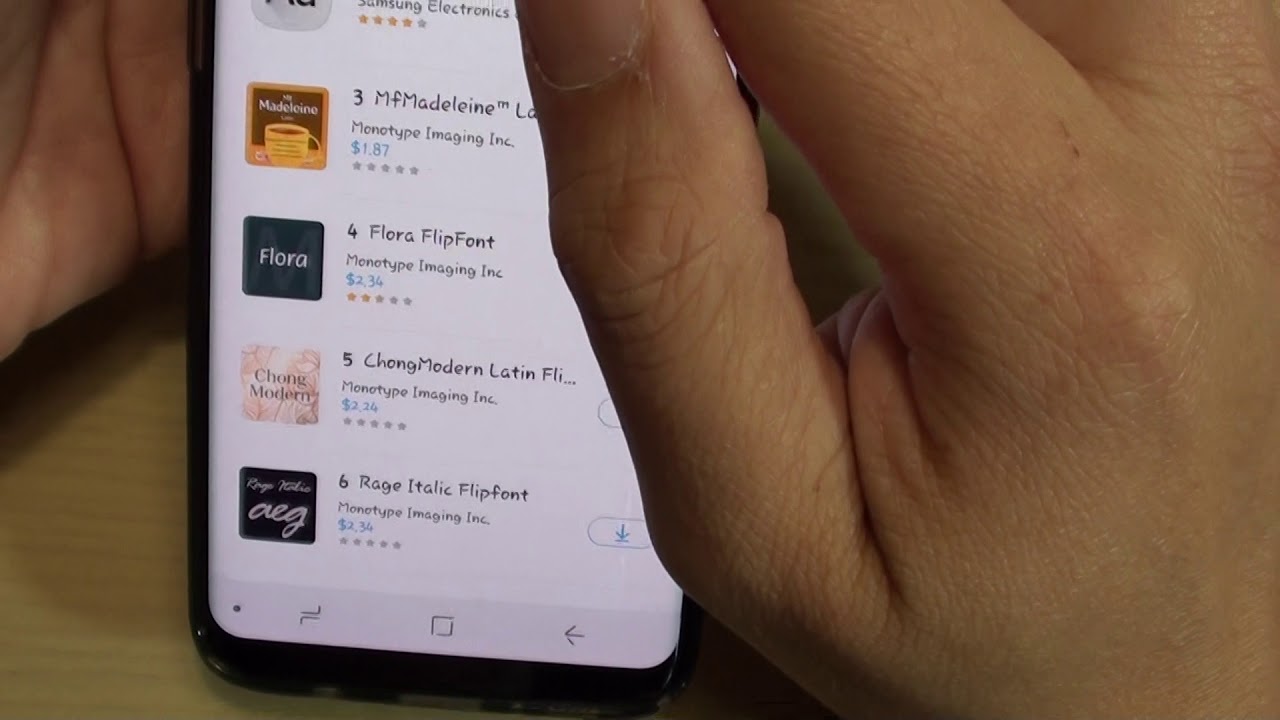 Samsung Galaxy S8: How to Change System Font Style