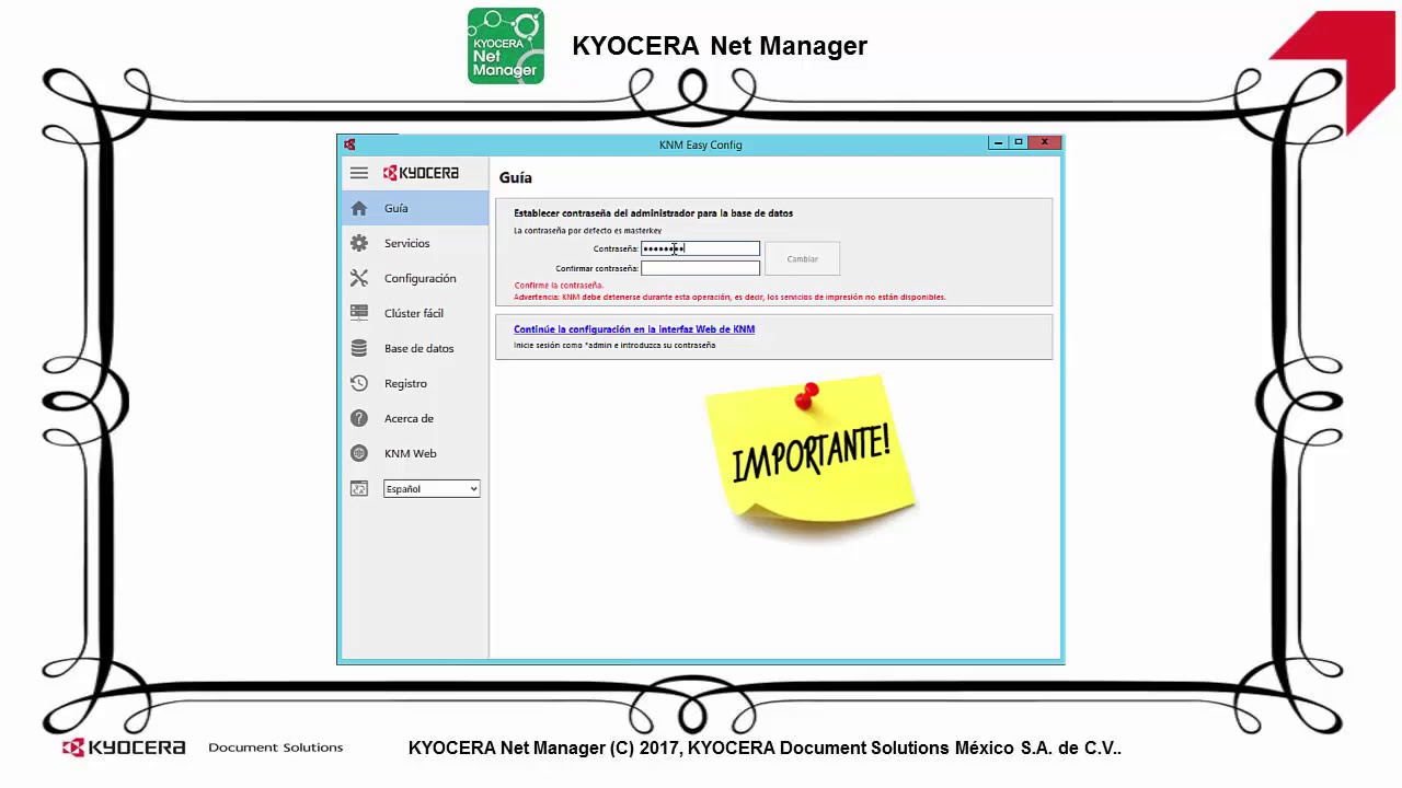Easy Config KYOCERA Net Manager