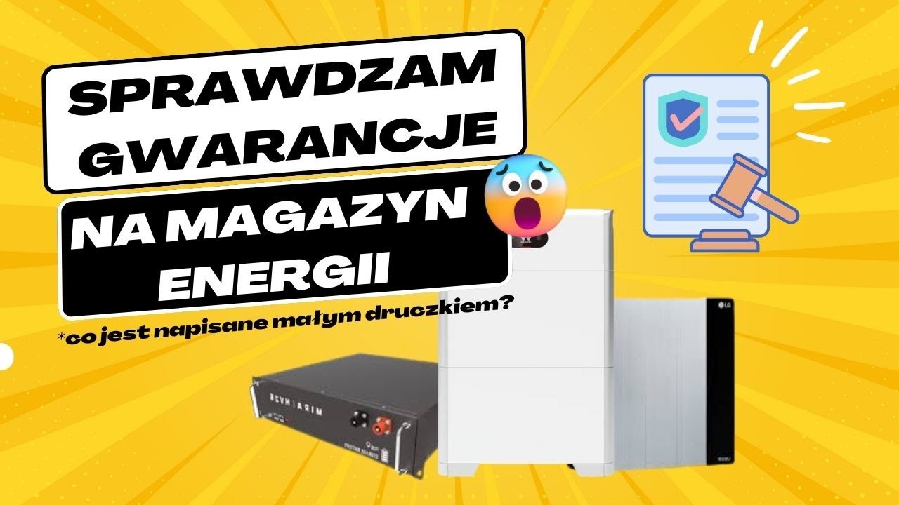 Gwarancja na magazyny energii może być krótsza niż myślisz