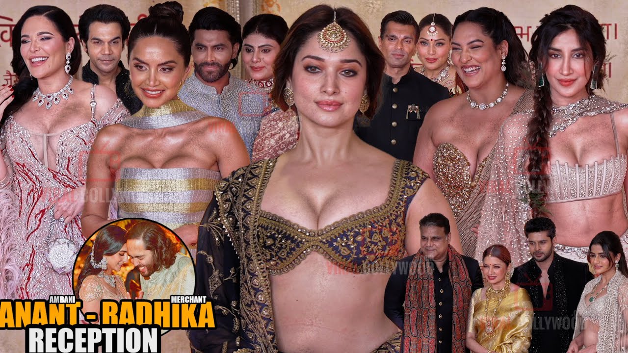 Celebrities in Glamourous Stunning Look arrives at Anant Ambani - Radhika Merchant Wedding Reception
