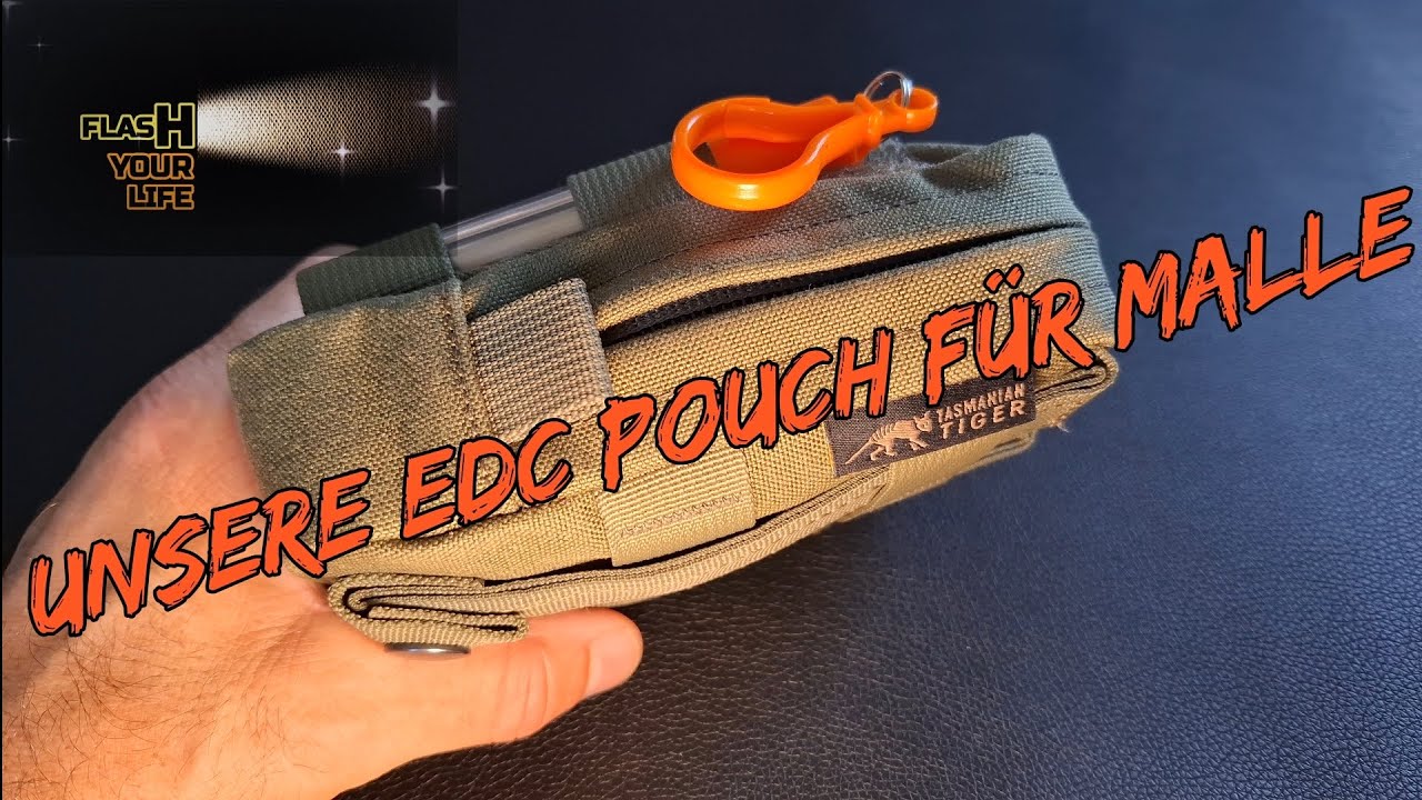 EDC Pouch für den Urlaub edcgear camping holiday tools survival family Sofirn IF23 flashlight LED