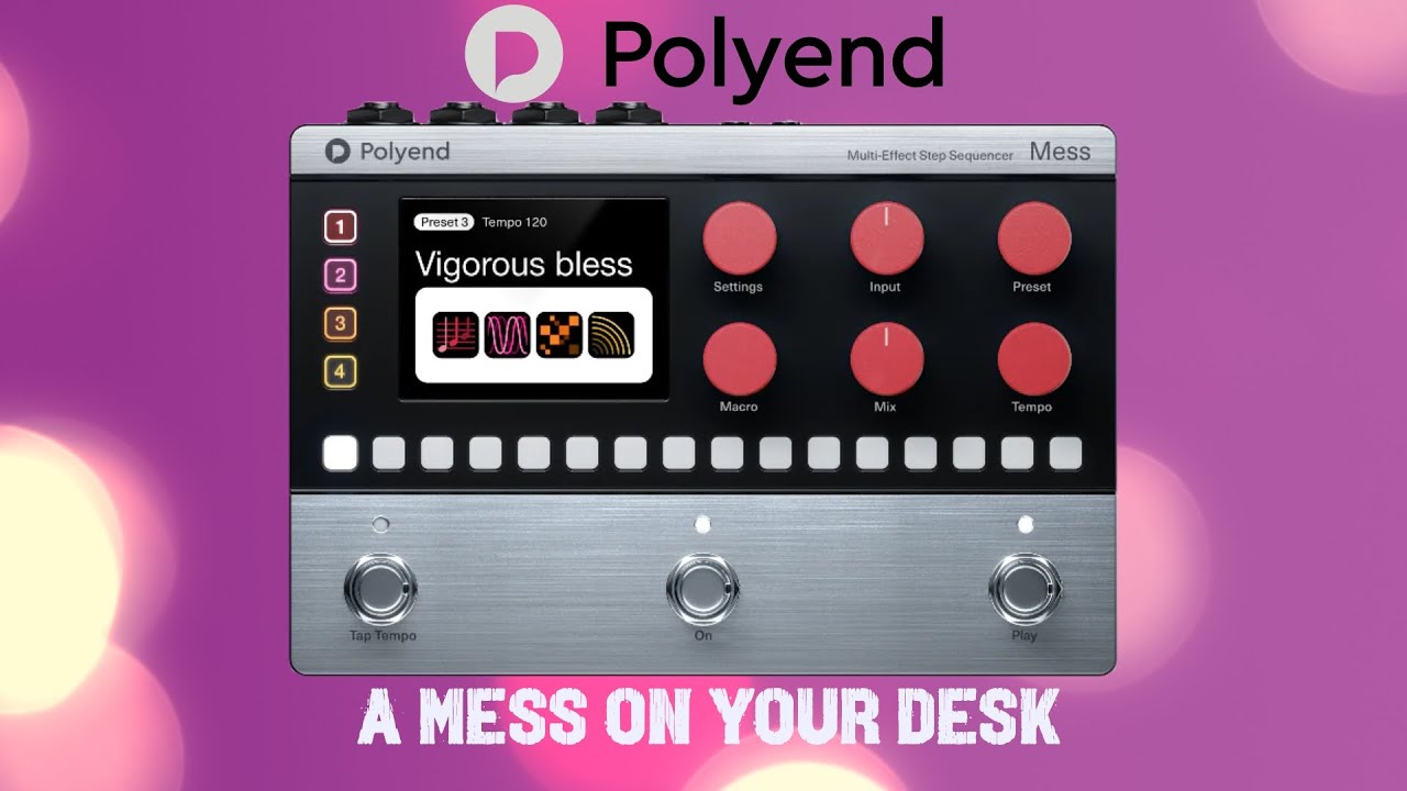 The Polyend Mess (A mess on your desk for your synths !)
