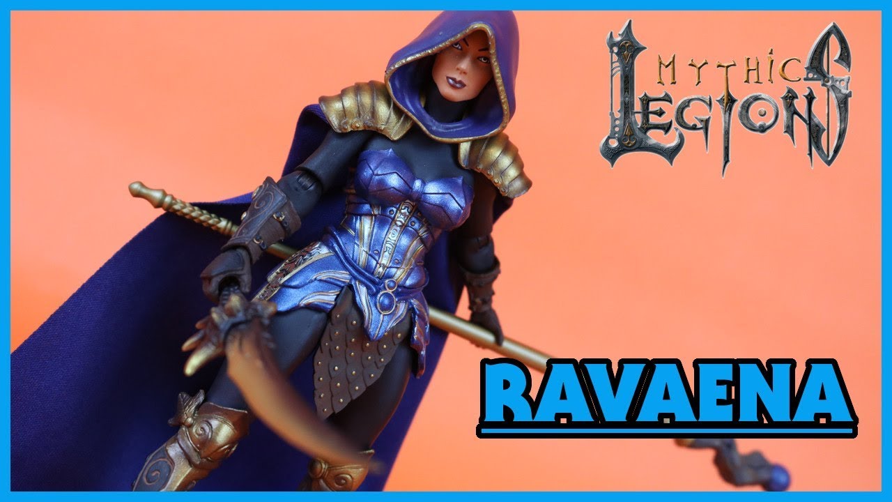 Four Horsemen Mythic Legions Advent of Decay RAVAENA Action Figure Toy Review