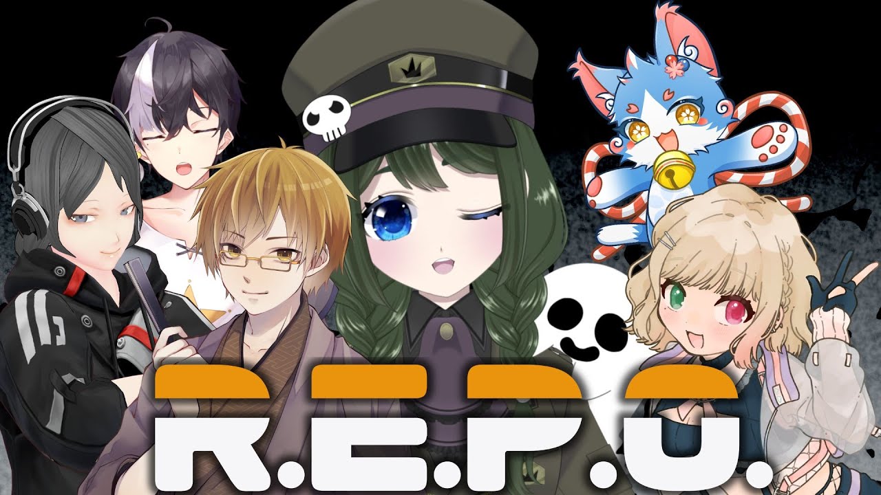 【R.E.P.O.】新年会でちゅ【コラボ/花萌來 あろえ】